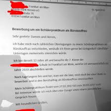 Was sollte ich mir aneignen bzw. Ist Meine Bewerbung Fur Ein Schulerpraktikum Gut Tipps Kritik