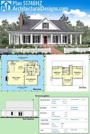 This beach house has become a place of solace from the busy business world and we love sharing the experience with our guests. Plan 51748hz 3 Bed Country House Plan With Full Wraparound Porch Country House Plans Architectural Design House Plans Country House Plan