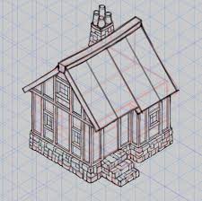 Wie Zeichnet Man Ein Gebaude In Der Isometrischen Ansicht Von Steele2 Clip Studio Tips