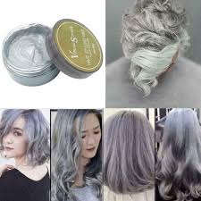 We should also mention that men with gray hair look very cool and attractive. Silver Colour Grey Hair Wax Women Men Grandma Hair Ash Dye Gray Muds Q1c5 Eur 3 97 Picclick De