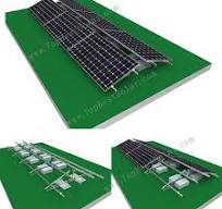 Solar ballasted racking east west strength and durable