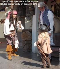 Captain Jack Sparrow S Pirate Tutorial Is Gone Magic Kingdom Build A Better Mouse Trip Hollywood Studios Disney Disney World Magic Kingdom