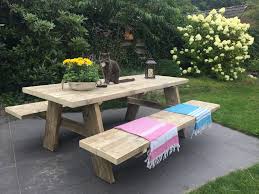 Picknick sitzgruppe kiefernholz gartenbank 120 cm biertisch sitzbank imprägniert. á… Picknickbank Gerustholz Urban Online Kaufen Bei Dutch Flair