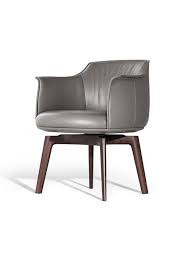 The arms are short enough to let the chair slide under the dining room table. Archibald Dining Chair Stuhle Und Sessel Durch Jean Marie Massaud Poltrona Frau
