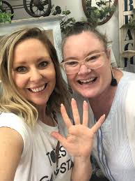 ran into someone while shopping for daughter's birthday