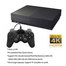 La era playstation nos regaló y bendijo con, quizás, los mejores títulos de la historia de los videojuegos. Ultra Hd Video 4 K Consola De Juegos Retro Con 800 Juegos Incorporados De 64 Bits Con Salida Hdmi De Tv Juego Retro Para La Familia Tv Juego Para Ps1 Cps Gbc Sms Gadespc