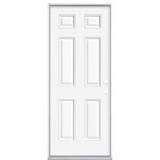 6 panel steel fire prehung commercial