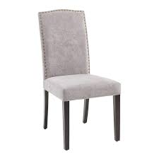 Scallop shaped high back nailhead accent solid wood legs attached cushion assembly required, tools included primary color: Ivory Camel Back Nailhead Dining Chair