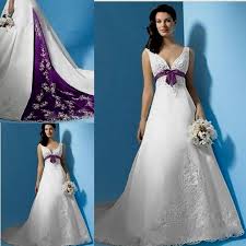 Simple Purple Wedding Dresses Purple Wedding Dress Online Wedding Dress White Bridal Gown