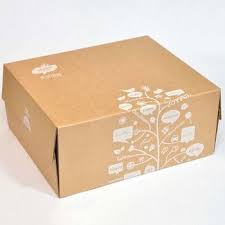 Small Plain Eco Friendly Natural Brown Kraft Paper Cardboard Box With Printing Corrugated Paper Box Carton Box Corrugated Paper Brown Kraft Paper Print Box
