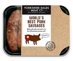 Yorkshire Dales Meat Co Pork Sausages Robot Food Food Packaging Design Packaging Labels Design Food Packaging