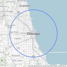 Image result for chicago map circle