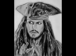 Johnny Depp Jack Sparrow Zeichnung Drawing Youtube