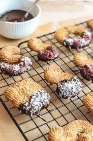 Spritz Bredele Gluten Free Biscuits Chocolate Quinoa