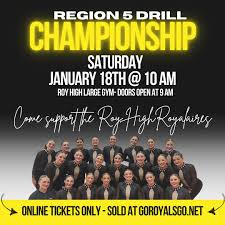 Good luck to our drill team!! We can't wait to support you guys tomorrow!