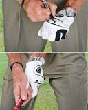 Image result for where should golf club sit in left hand