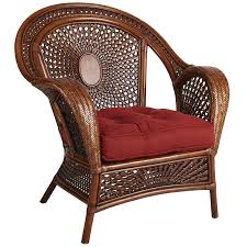 Azteca Armchair Pecan Brown Wicker Furniture Cushions Wicker Furniture Armchair