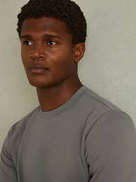 Buy Reiss Flint Grey Bradley Interlock Jersey Crew Neck T-Shirt from Next  Denmark