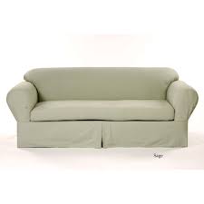 Dlerfeut box cushion sofa slipcover give your sofa a new lease on life with a box sofa slipcover. Classic Slipcovers Brushed Twill Sofa Slipcover White For Sale Online Ebay