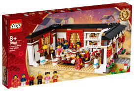 The celebration will begin with ancestor worshipping and will be followed by a reunion dinner, a savory and royally feast cooked for the occasion. Lego Chinese New Year Sets Alle Lego China Sets Zum Neujahr