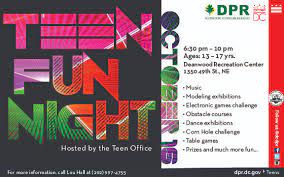 She is 18 and has never done anything like this before. Teen Fun Night Deanwood Recreation Center Dpr