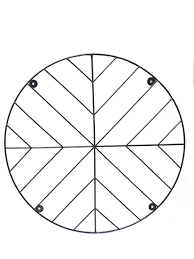 Pas envie de sortir de l'auto? Pele Mele Arrow Rond Metal Noir D60cm 7 Clips Pas Cher Achat En Ligne Zodio