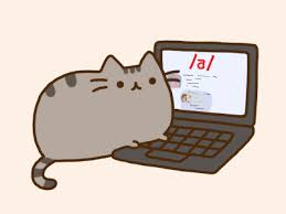 Cats rarely type on the keyboard in everyday life. Download Gif Cat Typing Png Gif Base