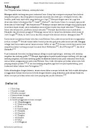 Macapat merupakan seni suara dalam bentuk tembang atau puisi tradisional jawa. Pdf Macapat Wikipedia Bahasa Indonesia Ensiklopedia Bebas Ki Agenk Selo Academia Edu