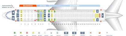 Boeing 767 Jet Seat Map American Airlines Elcho Table