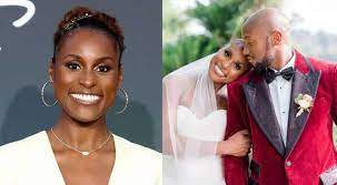 Issa rae and louis diame are pictured on their wedding day, july 25th, 2021 in the south of france. Lwoi8ubo Liqbm