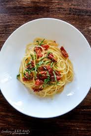 Spaghetti Aglio Olio E Peperoncino With Roasted Cherry Tomatoes Cooking My Dreams Recipe Cherry Tomato Pasta Classic Italian Dishes Roasted Cherry Tomatoes