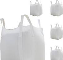 FIBCバルクバッグ - 容量2600ポンド、39x39x39インチ、フラットボトム、オープントップ(5パック)  カスタマイズコンテナバッグ、メーカーからの直接供給｜無料プルーフ｜インテリジェントパッケージング"
