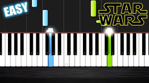 Star wars sheet music & scores. Star Wars Main Theme Easy Piano Tutorial By Plutax Synthesia Youtube