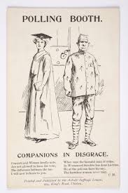 Postcard Polling Booth Companions In Disgrace Artists Suffrage League Google Arts Culture
