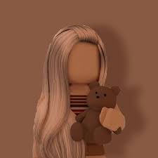 This Is A Roblox Gfx With A Girl Holding A Teddy Bear Roblox Animation Roblox Pictures Cute App