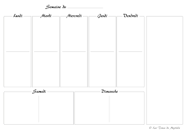 Planning vierge menu de la semaine recettes cookeo. Planning Repas Semaine A Imprimer Gamboahinestrosa