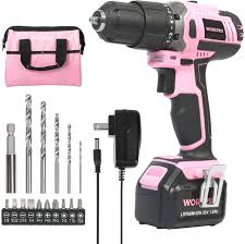 Dewalt cordless drill model dcd771c2. Amazon Com Workpro Pink Cordless 20v Lithium Ion Drill Driver Set 1 Battery Charger And Storage Bag Included Pink Ribbon Home Improvement