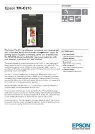 Sample driver's license knowledge tests preparing for a standard, commercial, or motorcycle knowledge test? Epson Tm C710 Epson Europe Pdf Catalogs Technical Documentation Brochure