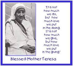 Image result for quotes of blessed teresa of calcutta