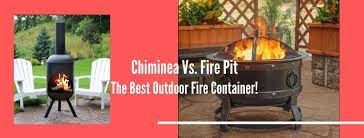 A chiminea is considered to offer a higher level of safety than an open fire pit. Chiminea Vs Fire Pit The Best Outdoor Fire Container