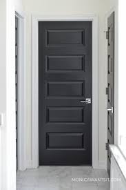 Slab door or prehung any size, or as glass insert only. Homeowners Guide To Black Interior Doors Monica Wants It