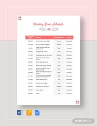 The significance of run sheets necessitates the demand for templates, and, as such, many developers have designed the best outlines on our behalf, so you wouldn't have to do the design task on your own. 19 Event Schedule Templates Word Excel Pdf Free Premium Templates