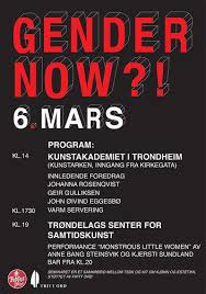 Microsoft's new data centre regions in norway will help enterprises focus on their core business instead of whether their data is securely stored and with the right legislature, said geir øivind gulliksen, ceo of crayon norway. Gender Now Seminar Om Kjonn Og Estetikk Lordag 6 Mars 2010 Kl 19 00 Trondelag Senter For Samtidskunst Underskog