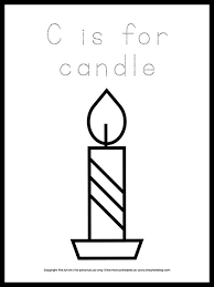 Push pack to pdf button and download pdf coloring book for free. Free Letter C Is For Candle Coloring Page The Art Kit