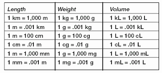 23 Competent Place Value Chart Of Metric Measures