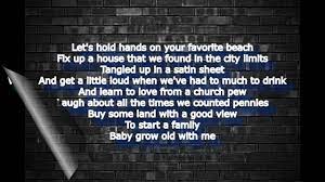 Grow Old Florida Georgia Line Full Lyric Video Youtube