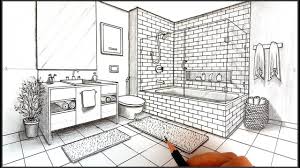 Check out these best bathroom design tool options (software). Drawing A Bathroom In Two Point Perspective Timelapse How To Draw A B Room Perspective Drawing Interior Architecture Drawing Perspective Drawing Architecture