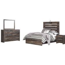 Price is for bed, 1 nightstand, dresser, & mirror price does not include mattress, box spring, or bed linens. Signature Design By Ashley Drystan Full Bedroom Group Value City Furniture Bedroom Groups