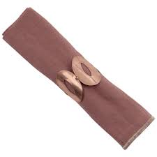 Serviette En Coton Et Lin Vieux Rose Et Rond De Serviette Dore 40x40 Maisons Du Monde Vieux Rose Rond De Serviette Serviettes