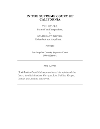IN THE SUPREME COURT OF CALIFORNIA